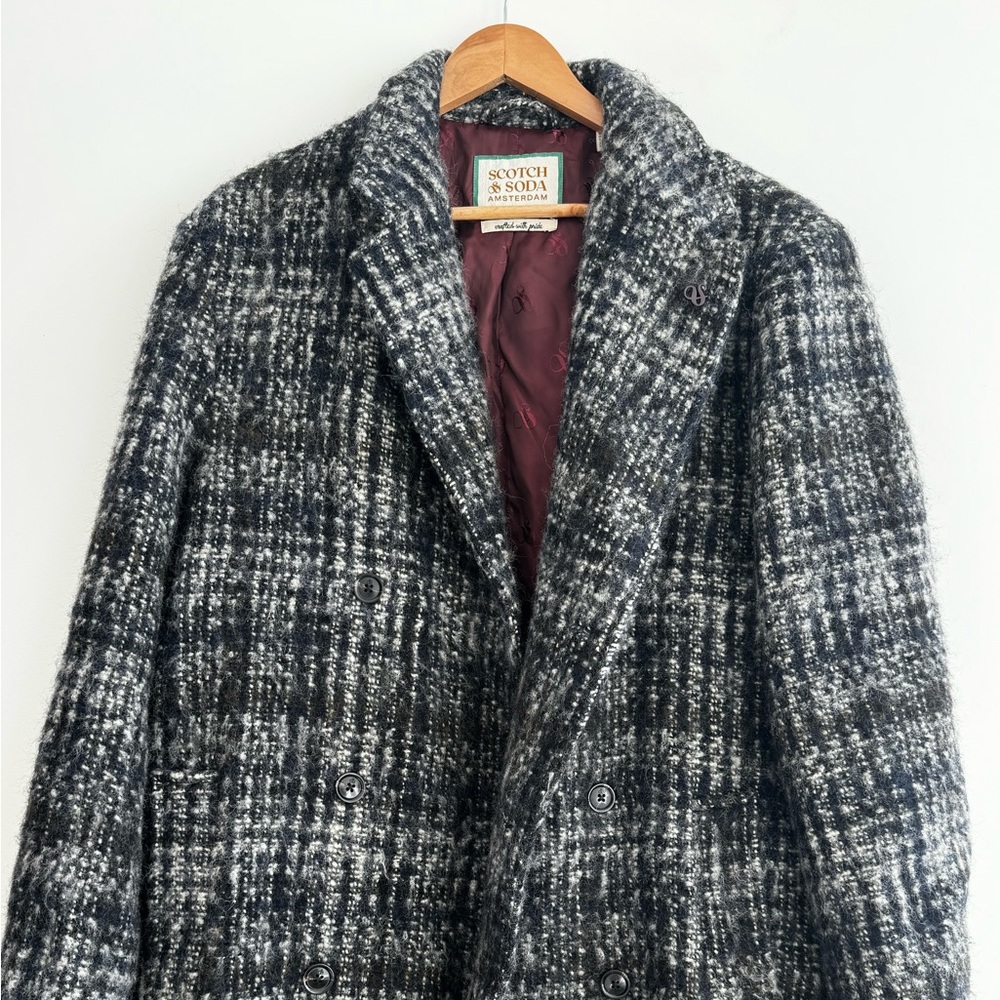 Scotch & Soda Brushed Wool Topcoat